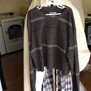 Cropped Striped Sweater!